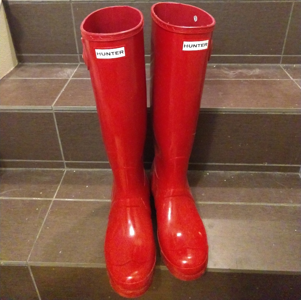 Hunter original tall rain boots
